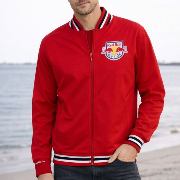 Mitchell & Ness Other - NWT Mitchell & Ness men's Red Bull soccer league Zip-Up Hoodie